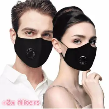 

Anti Pollution PM2.5 Mouth Mask Dust Respirator Washable Reusable Masks Cotton Unisex Mouth Muffle For Allergy/Asthma/Travel