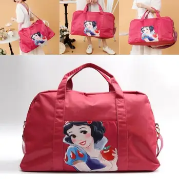 

Disney Princess Snow White Oxford cloth messenger bag women cartoon Large capacity travel bag luggage messenger shoulder bag