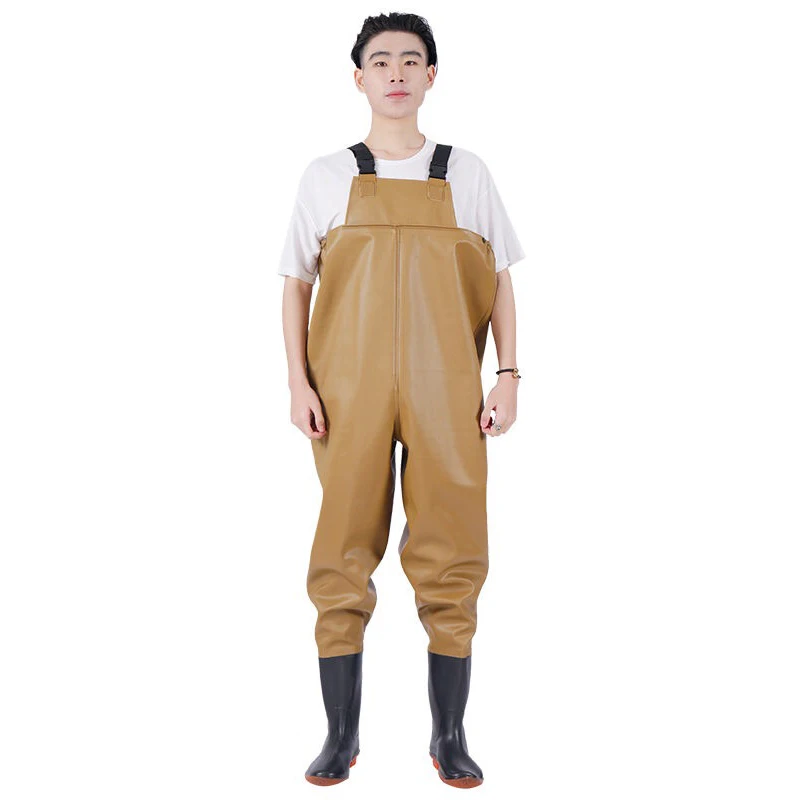 Botas de Pesca de Inverno Terno de Pesca ao ar Grosso de Seda à Prova Calças de Pesca Botas de Borracha para Homem Waders Livre Material Dwaterproof Água 75 14 Cheap Roupa de pesca tipo Wader