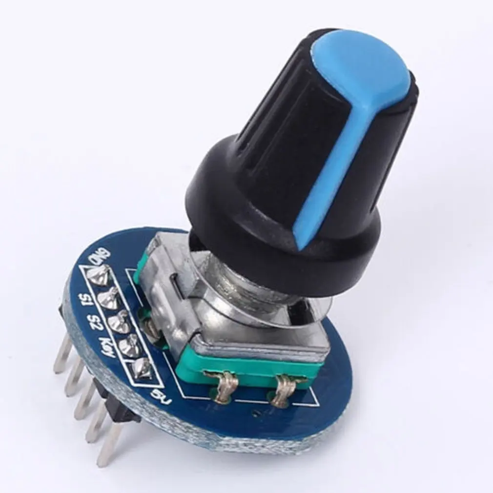 Поворотный модуль кодировщика для Arduino разработка датчика кирпича круглый аудио вращающийся регулятор потенциометра крышка