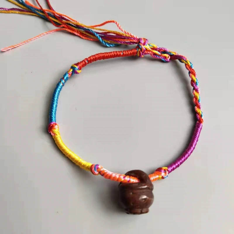 20-60PC Party Favors Supplies Clorful Woven Rope String Bangles Children Birthday Small Gift Wedding Festivals Favors For Guests
