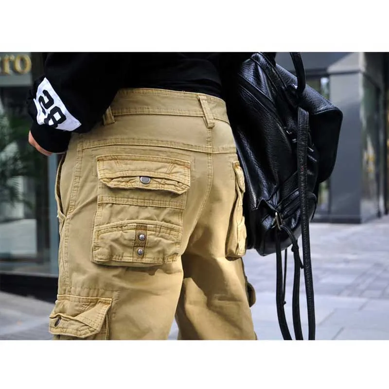 Модные уличные военные брюки карго женские прямые Свободные мешковатые брюки в стиле сафари для бега плиссированные хлопковые брюки женская одежда