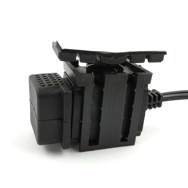 100 см SAE к USB кабель адаптер 3.1A водонепроницаемый мотоцикл двойной USB зарядное устройство Комплект двойной порт разъем питания для телефона планшета gps