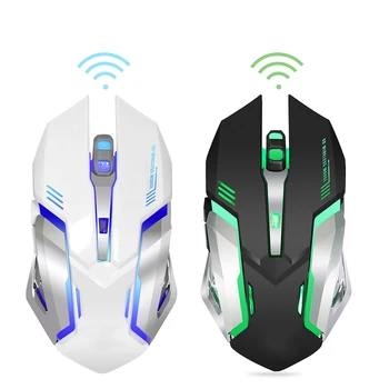 

X70 Backlit USB Wireless Rechargeable Gaming Mouse Adjustable 2400DPI With 600mA Built-in Battery