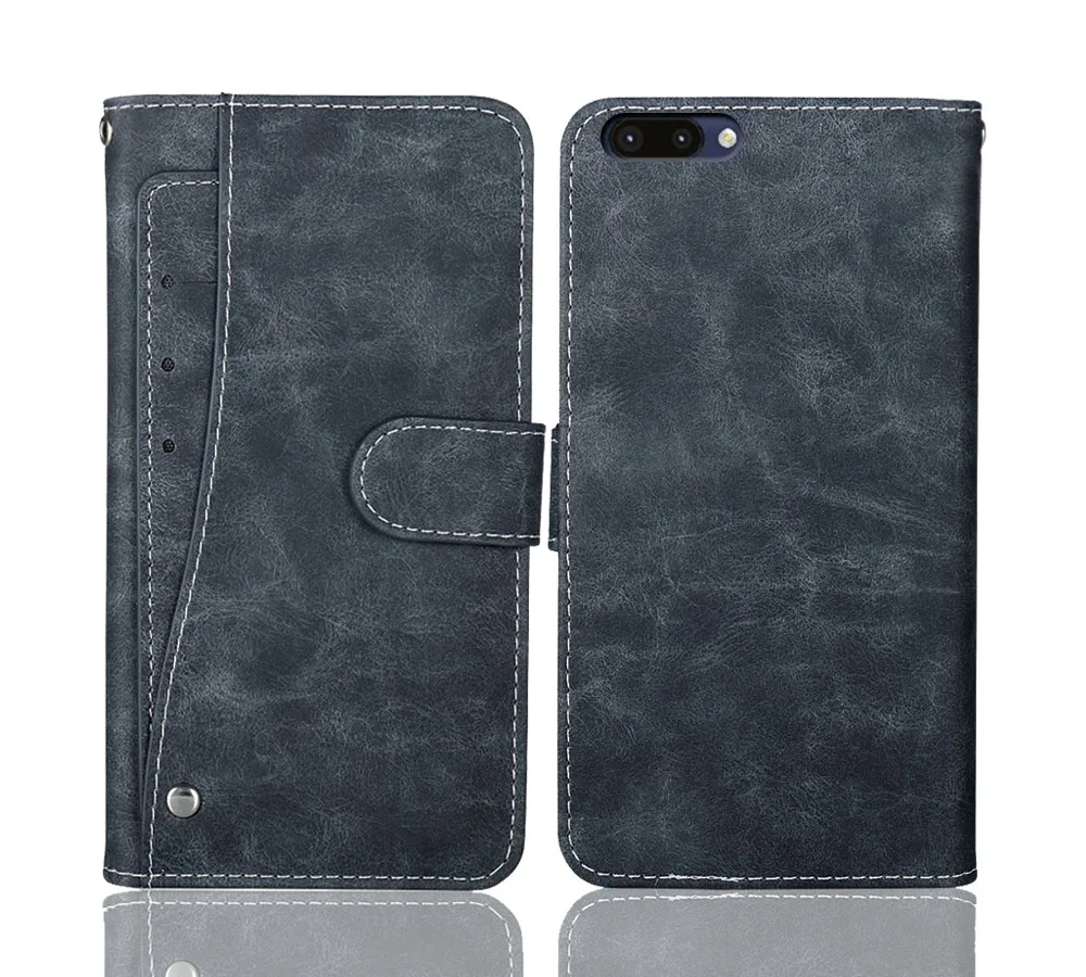 Luxury Wallet Vivax Point X1 Case 5.2&quot Vintage Flip Leather Cases Business Protective Cover With Front Card Slots Phone Book | Мобильные