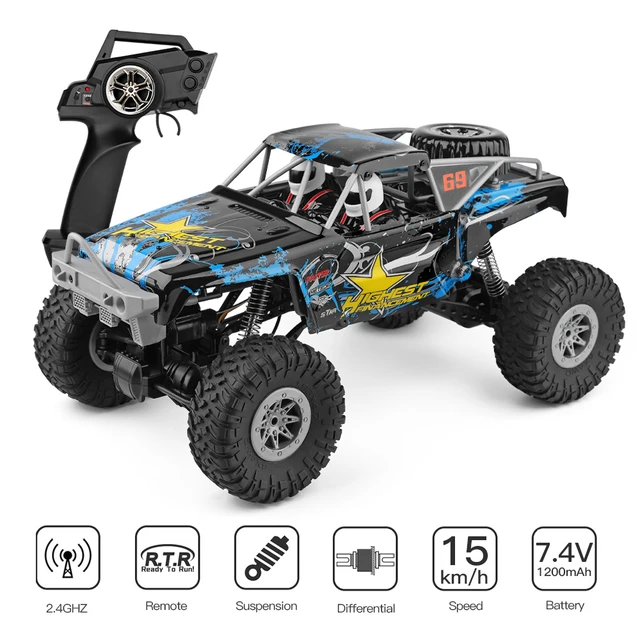 1/10 RC Car Wltoys 104310 Climbing Car 4WD Dual Motor RC Buggy Off-Road  2.4G Remote Control Car Children Toys Christmas Gift RTR - AliExpress