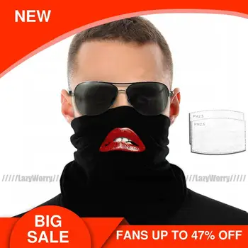 

Lips Mouth Face Mask Rocky Lips Facial Mask Adult Kawai Nice with 2 Filters Mask