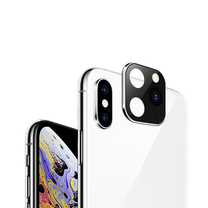 2 шт. для iPhone X XS секунды изменение 11 наклейка на рассеиватель XS MAX модифицированный 11 PRO MAX Explosion модифицированный чехол для объектива 11 PRO MAX камера