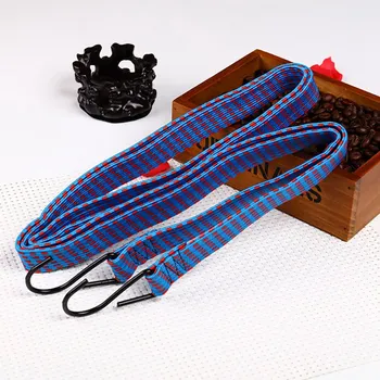 

Multipurpose Luggage 2 ClaspsBandage Rope With Strong Elastic Cord Tie Strap For Outdoor Cycling Travelin Bike Car Tool.