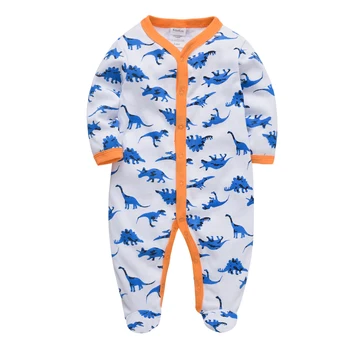 

Baby Boys Romper Newborn Rompers Long Sleeve Infant Jumpsuits Dinosaur Printing New Arrival Fashion Jurassic Park