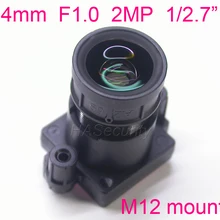 F1.0 Звездные огни 4 мм фокусное расстояние 2.0MP 1/2. " объектив специально для датчика изображения IMX327, IMX307, IMX290, IMX291 Модуль платы блока программного управления камеры