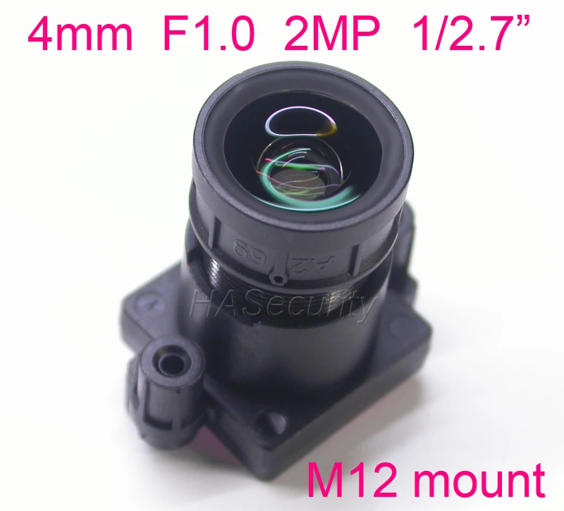 F1.0 StarLights 4 мм focal 2.0MP 1/2.7 &quotобъектив специально для датчика изображения IMX327 IMX307 IMX290