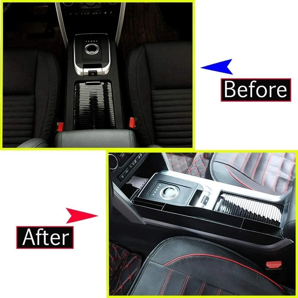 

Palstic Central Console Left Side Multifunction Storage Box Tray for Land Rover Discovery Sport 2015 2016 2017 2018