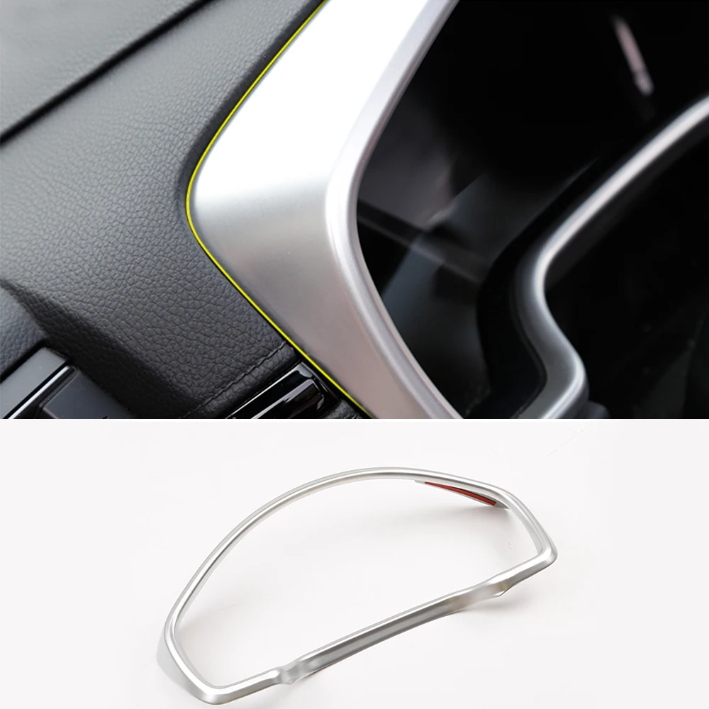 

Car garnish detector trim Carbon fibre dashboard meter Instrument Panel gauge frame Fit For Honda CRV CR-V 2017 2018 2019