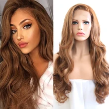 RONGDUOYI пепельный блонд волнистый синтетический парик на кружеве для женщин длинные термостойкие волосы косплей парик с боковой частью