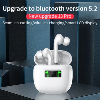 

2020 New J3 Pro TWS Bluetooth 5.2 Wireless Headphone Touch Control Sport Waterproof LED Display Earbud for Android IOS Phones