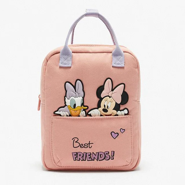 Cute Disney children's bag Mickey Mouse children's Bacpack Autumn Mickey Minnie Mouse pattern backpack Kids Christmas Gifts