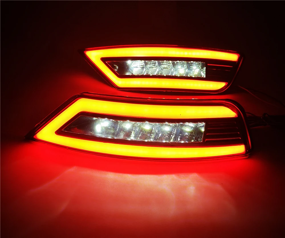 For Ford Hatchback Focus 2009-2013 For Ecosport 2013- For Kuga Escape 2013- rear tail bumper lamp Reflector fog light