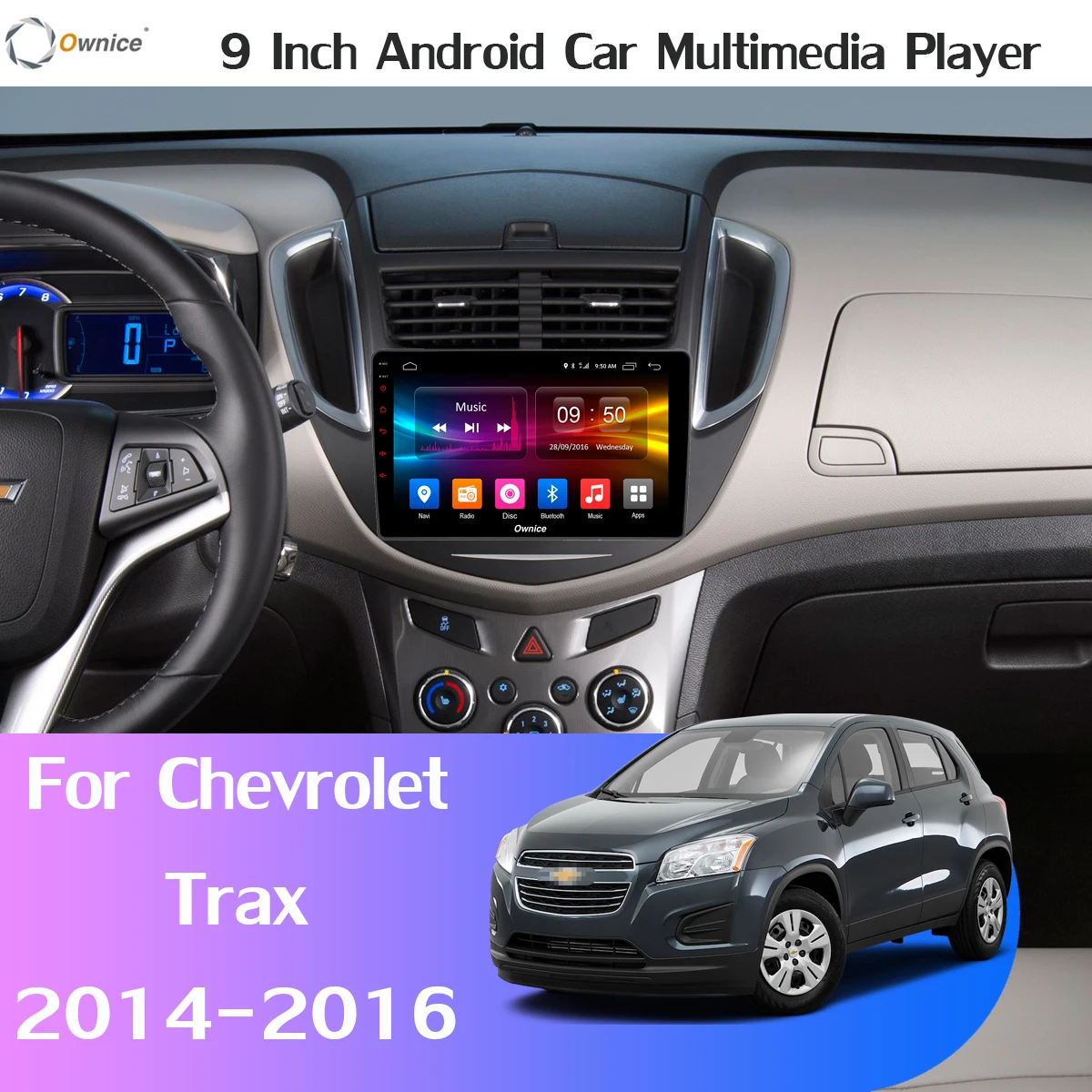 Панорамная камера 360 ° 4G SIM wifi Android 9,0 4G+ 64G gps радио SPDIF DSP CarPlay Автомобильный плеер для Chevrolet Trax