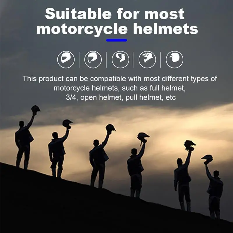 T2 Wireless Earphone Motorcycle Headset Handsfree Calls Stereo Helmet Moto Movement Intercom 5 0 Bluetooth Headphone Waterproof