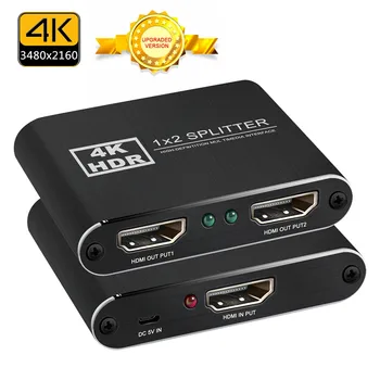 

HDMI Splitter 1x2 HDMI Switch box Adapter 4kX2k 3D Hub Supply For Xbox Amplifier HDCP Whole