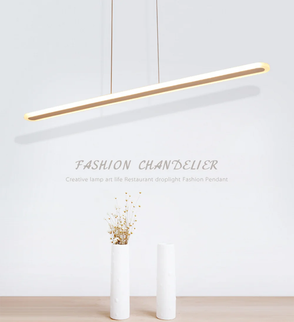 

MEISHILANG Pendant lights Dimmable Office White height adjustable made of acrylic Panel