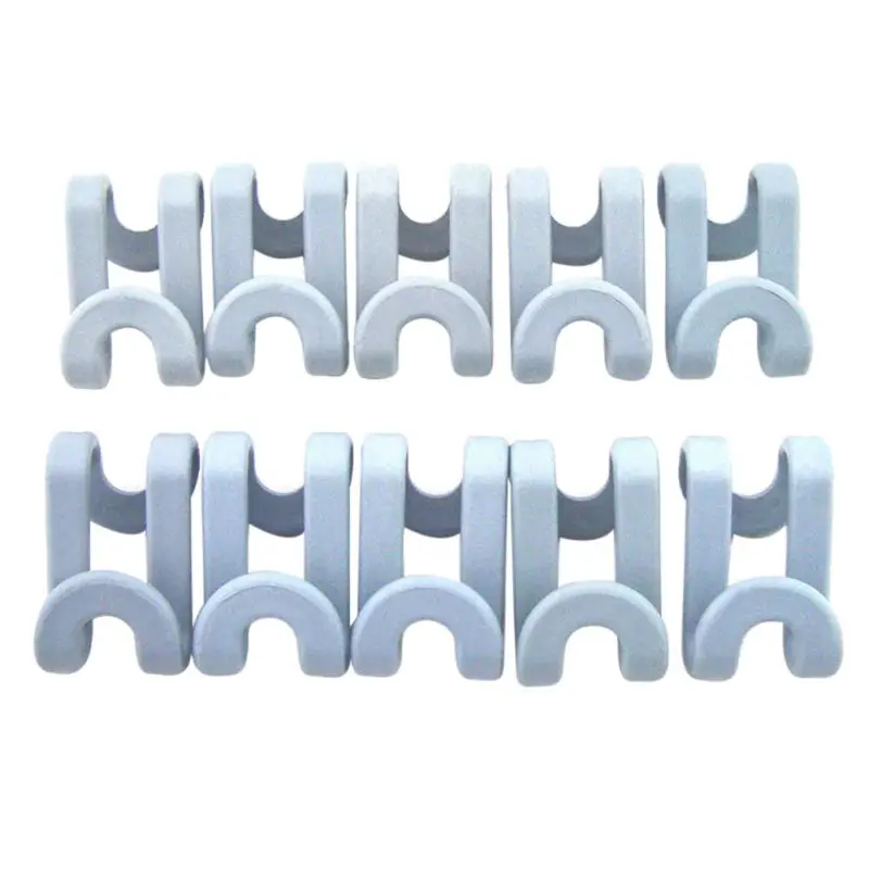 

6 Piece Creative Mini Clothes Hanger Easy Hook Closet Organizer Storage Rack Holder Hook Blue/Green/Pink Antislip Clothes Hanger