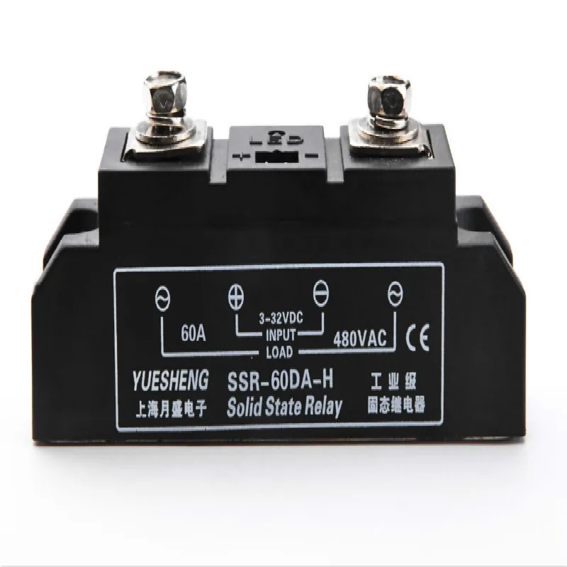 Промышленные усиленные твердотельные реле SSR-60DA-H(60A