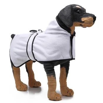 

Dog Bath Towel Super Absorbent Capacity Cleaning Soft Pet Bathrobe Robe Warm Animal Pajamas Bathrobe Clothes Grooming Supplies