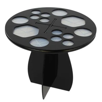 

Makeup Brush Holder Strong Acrylic Cosmetics Brush Organizer Lip Gloss Holder For Dresser Bathroom Desktop