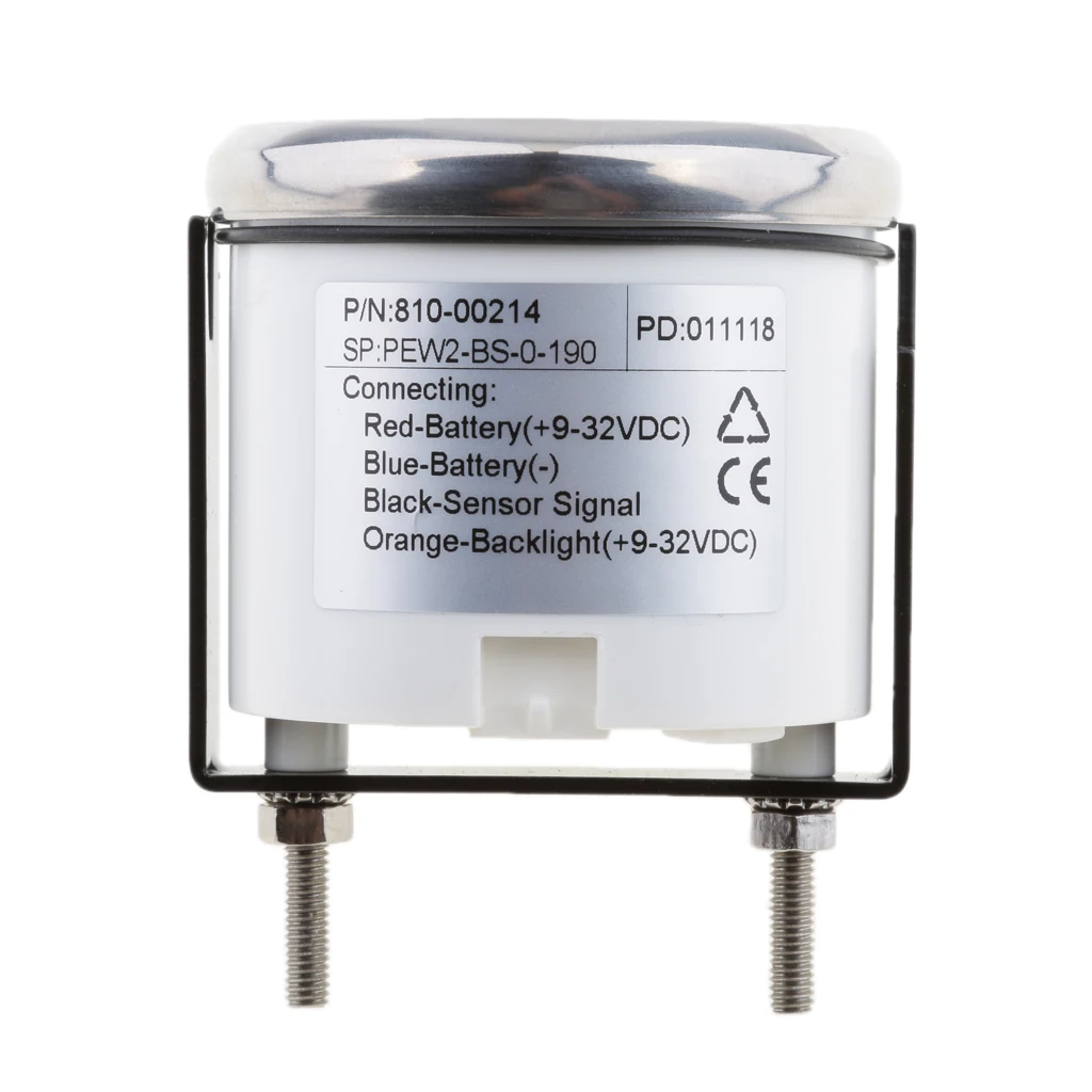 Digital Water Level Gauge 52mm 316L&Fuel Liquid Water Gauge Sensor Indicator