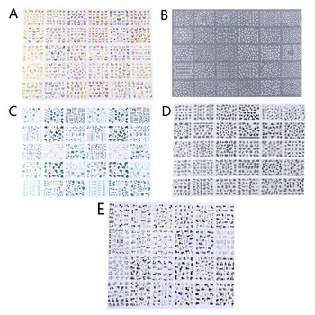 

30Pcs No Repetition Flower Cat Butterfly Resin Mold Fillings Material UV Frame Fillers Nail Art Resin Jewelry Making