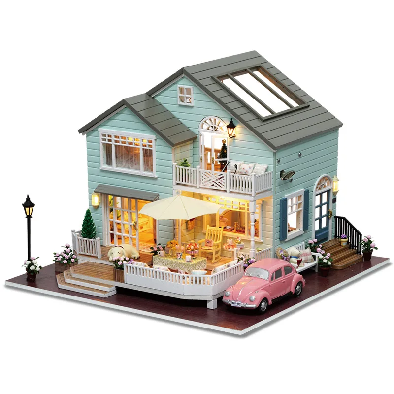 

Cute room diy Hut Handmade Assembled Small House Creative Model for a Girlfriend Birthday Gift
