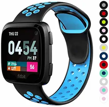 

Silicone Breathable Wrist Band Watch Quick Release Silicone Easyfit Wrist Band Strap For Fitbit Versa 2/versa lite Wristband