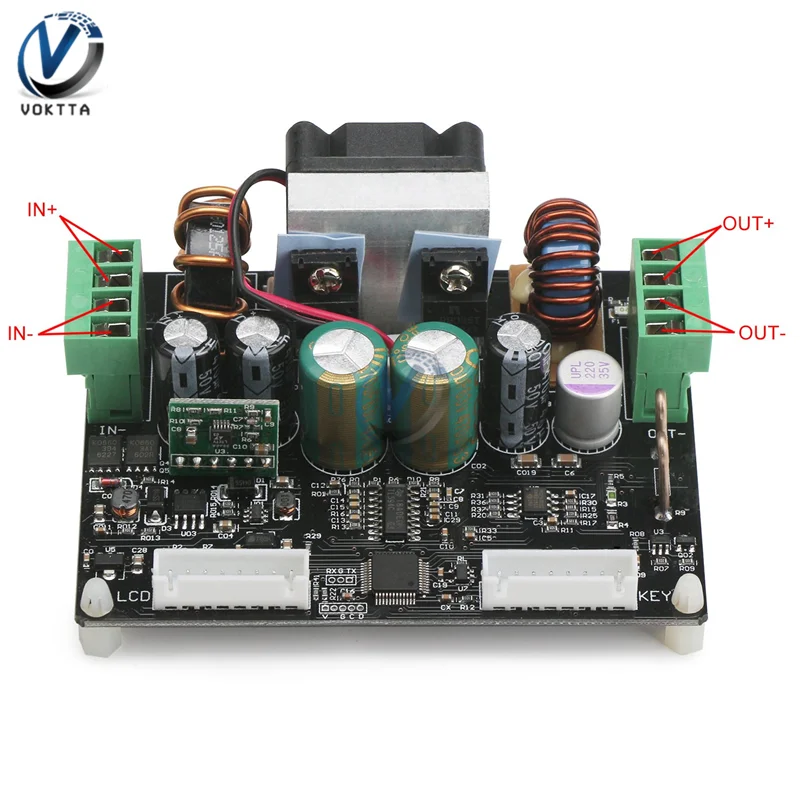 DPH3205 DC6-40V цифровой контроль импульсный регулятор блок питания интегрированный измеритель напряжения тока 160 Вт регулируемый модуль питания