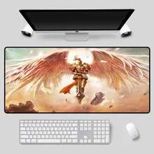Mairuige Popular hero character mouse pad, beautiful winged home desk pad, large keyboard pad necessary for games