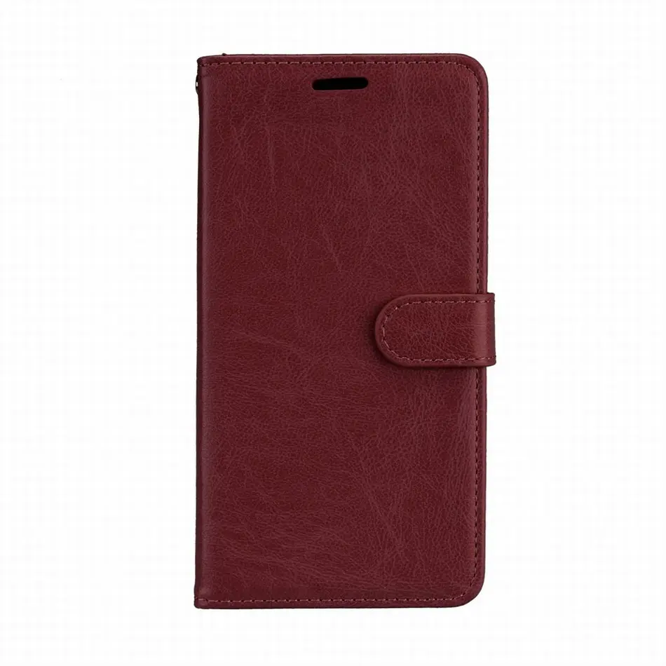 Brown Кожаный чехол-подставка для Fundas sony XZ3 XZ4 Compact L2 L3 XA2 Plus XA3 Ultra XZ2 Премиум одноцветная деловая рамка DP08G - Цвет: Brown