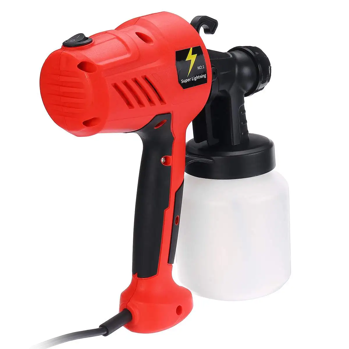 400W Мощность Electric paint воздуха спрей Пистолеты Краски опрыскиватель 2,5 мм 800 мл Аэрограф для стены комнаты мебель Краски ing распылительный инструмент