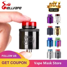 Горячая Распродажа Hellvape Drop Dead RDA 24 мм Диаметр с 14 боковыми отверстиями для воздушного потока& BF Squonk Pin VS Dead Rabbit SQ RDA электронная сигарета