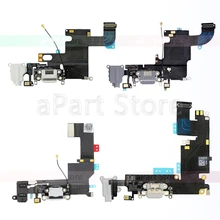 OEM USB порт зарядное устройство док-станция зарядный гибкий кабель для iPhone 5S, SE 5 6 6s плюс док-разъем с микрофоном Flex