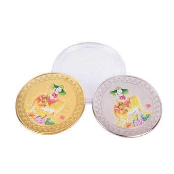 

2021 Year Of The Ox Commemorative Coin Good Luck China Souvenir Collectible Coin