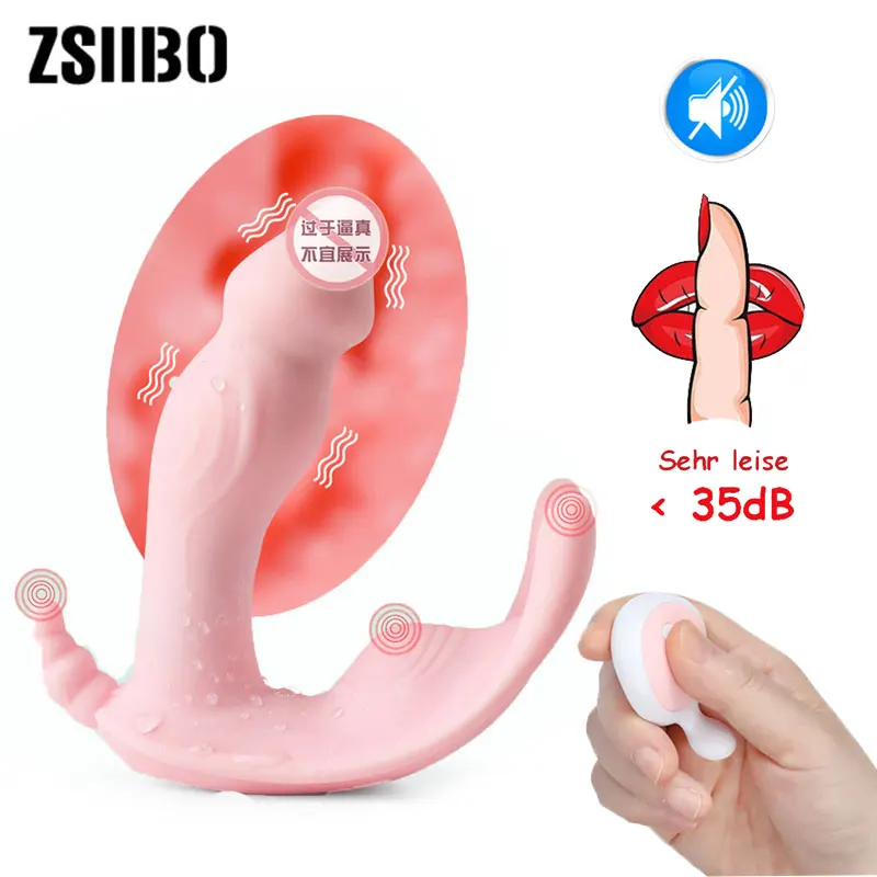 Rechargeable Wireless Remote Control Vibrator Butterfly Dildo Vibrator Adult Sex Toys for Women Vagina Clitoris Massager
