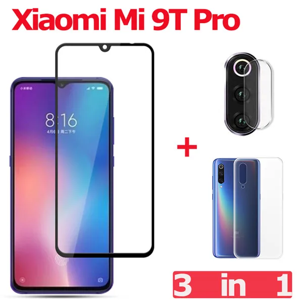 3-в-1 закаленное cтекло Xiaomi Mi 9 SE 9T Pro kамера cтекло Xiaomi Mi9 SE закаленное cтекло Xiaomi Mi9T Pro защитное стекло на сяоми ми 9т про стекло на ксиоми ми 9 се cтекло сяоми ми 9 се стекло Xiaomi Mi 9 SE 9T Pro - Цвет: Mi 9T Pro 3-in-1