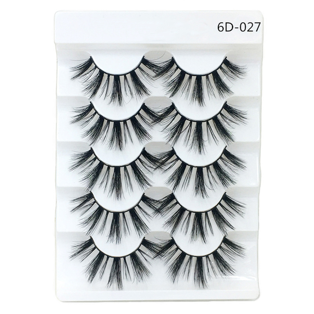 Pairs Thick 8D Faux Mink False Eyelashes Dramatic Wispies Fluffy Natural Long Handmade Eyelash Extension Lashes Makeup Tools