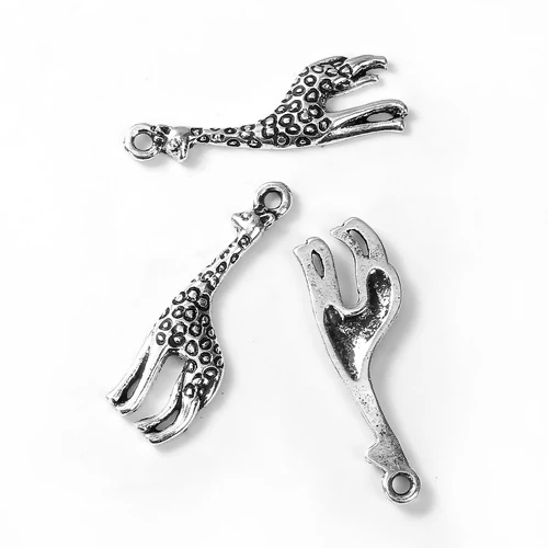 DoreenBeads подвески из цинкового металлического сплава с цветком серебристого цвета