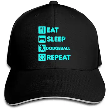 

Men's Women's Eat Sleep Repeat Dodgeball Trucker Cap Baseball Cap
