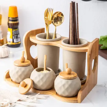 

5 Pcs Unique Kitchen Storage Rack for Home Seasoning Kitchen