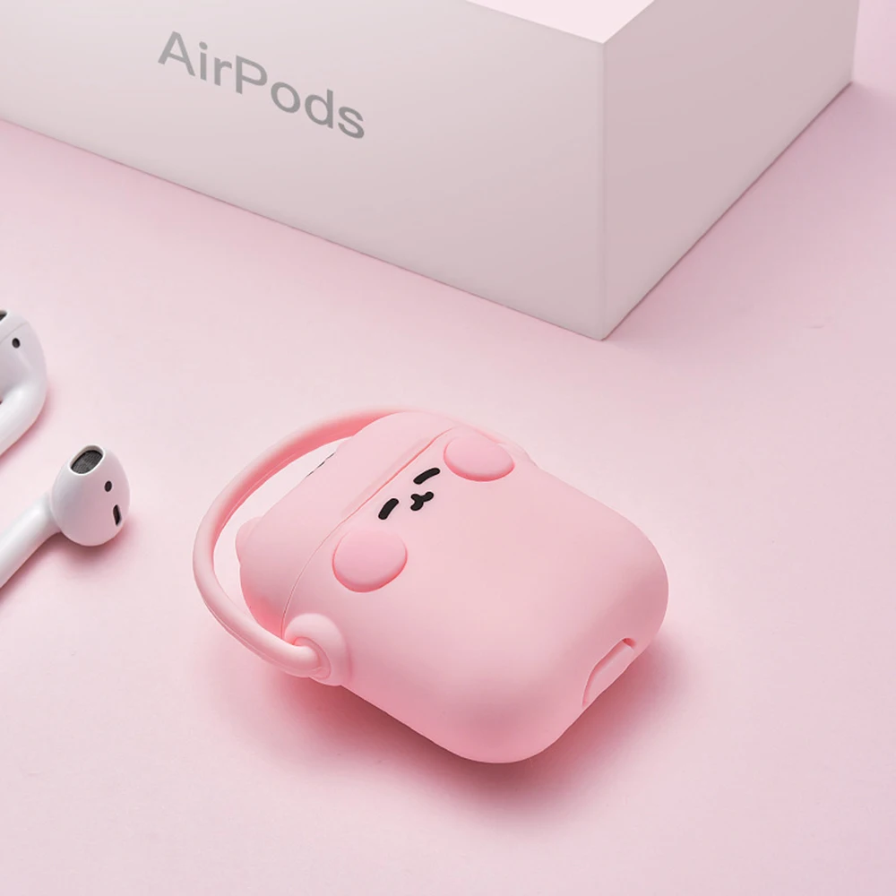 Для Apple Airpods 2 Чехол милый мягкий силиконовый Bluetooth наушники аксессуары защитный чехол для Air pods 1 чехол