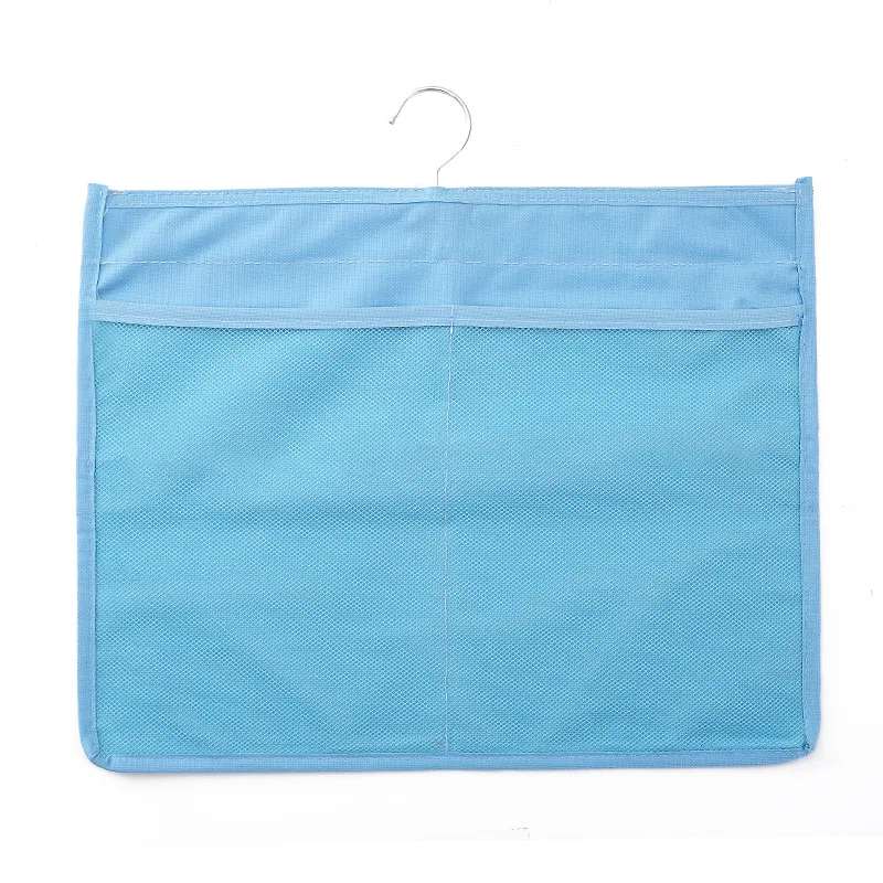 3 сетки нижнее белье подвесной мешок Ткань Оксфорд шкаф Органайзер двусторонняя сумка для хранения для носков бюстгальтер шарфы гардероб Органайзер - Цвет: Blue