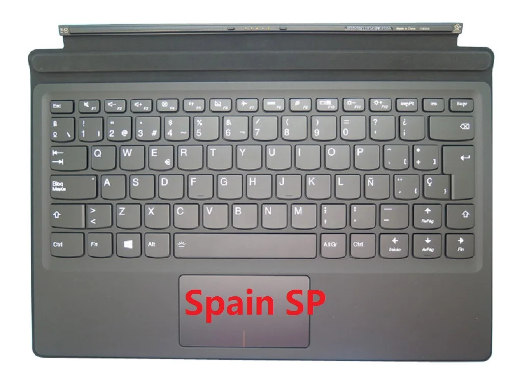 Клавиатура для Lenovo Ideapad Miix 510 12ISK 12IKB 12 планшет Folio английский США Бельгия BE Турция TR